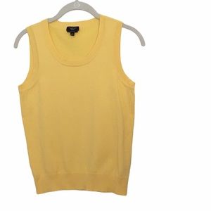 Talbots yellow cotton shell
